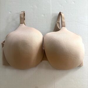 CACIQUE Comfort Bliss Lightly Lined‎ Full Coverage Nude Bra 40G NWOT